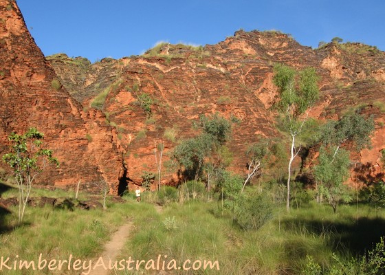 Walking into Mirima National Park