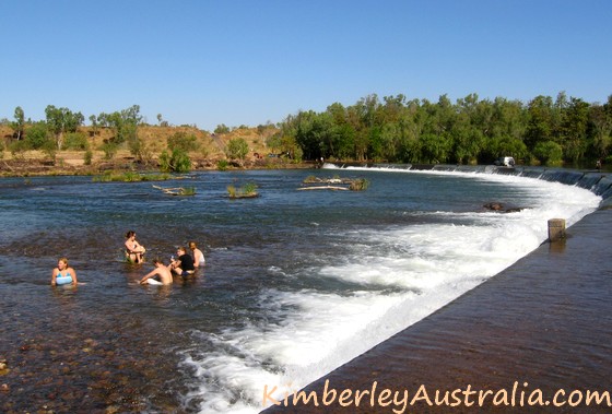 Swimming below Ivanhoe Crossing