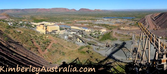 View over Argyle Diamond Mine