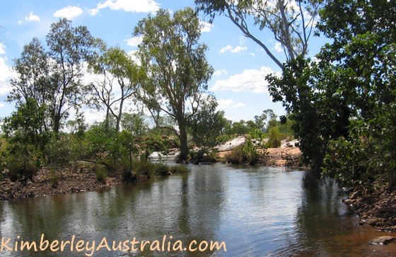 A pool downstream of Valentine Springs