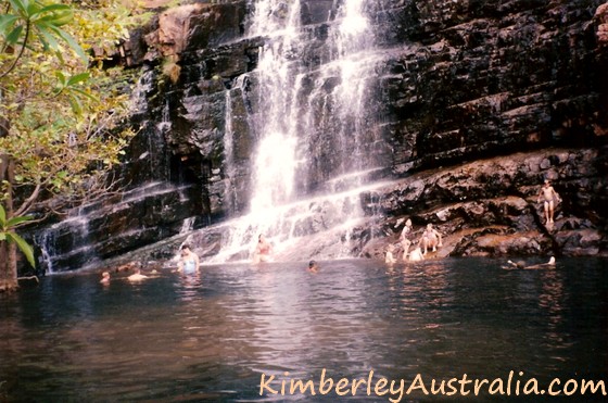 Waterfall on Lake Kununurra
