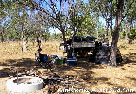 Camping on the Mitchell Plateau