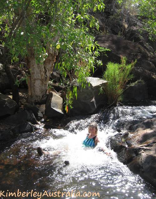 Relaxing at Mt. Matthew Gorge