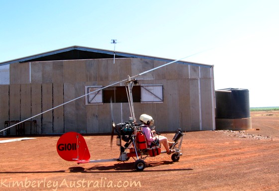 Heading for the air strip