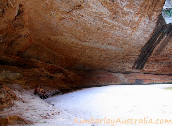 Sitting in Cathedral Gorge