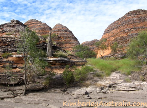 Rock formations and termite hill