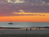 Lone lugger at sunset, Cable Beach