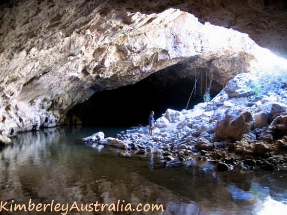 Halfway along Tunnel Creek